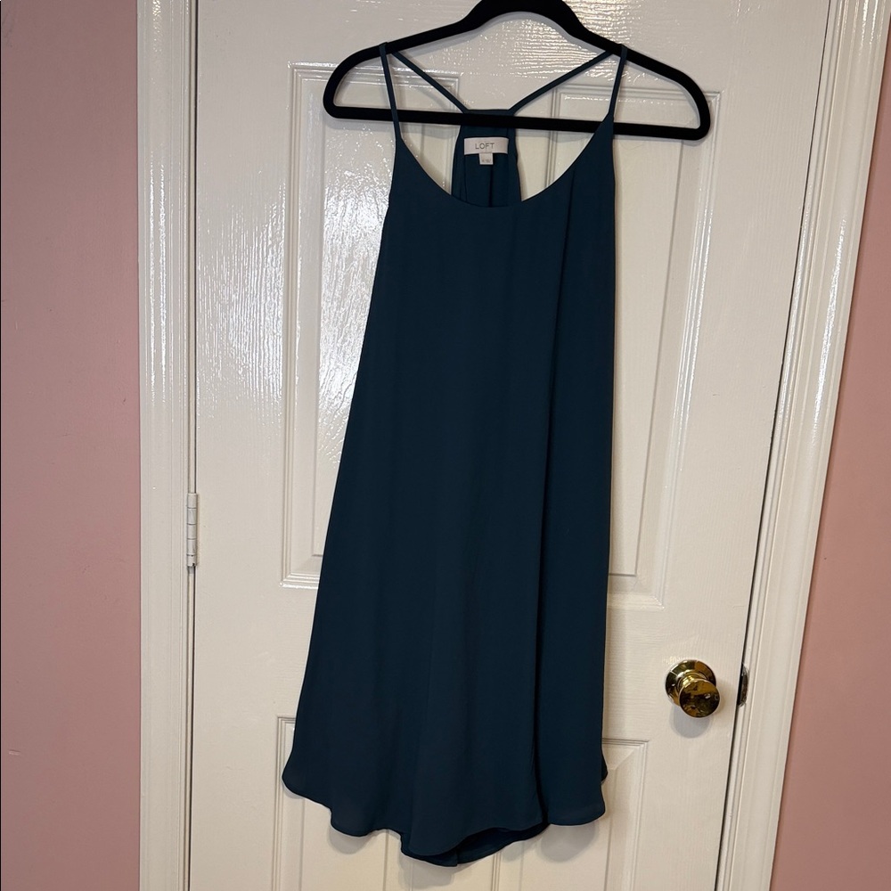 LOFT Deep Teal Sleeveless Top